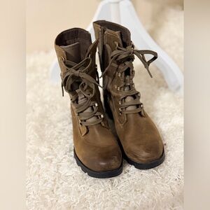 Sorel Brown Combat & Moto Boots